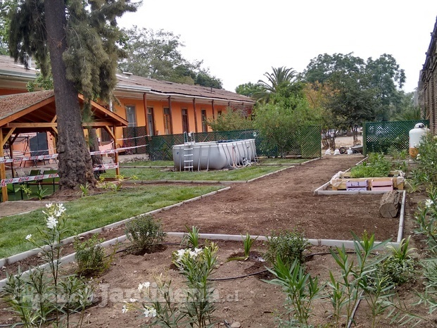 Instalación de jardín Fundación Paréntesis