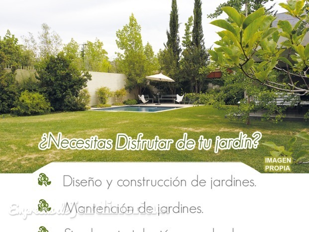 ¿Necesitas disfrutar de tu jardín?